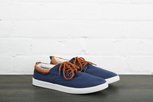 Load image into Gallery viewer, Pair Of Navy Blue Skate Shoes SaharaFashion