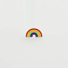 Load image into Gallery viewer, Rainbow Hard Enamel Lapel Pin SaharaFashion